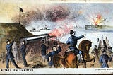 Bufford Civil War Battle Scene Album Cards and a Variation