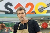 Comedian Rhod Gilbert Takes on the Great Celebrity Bake Off for Stand Up To Cancer