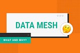 Data Mesh: What and Why?