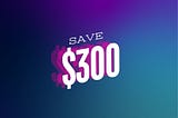 Save $300/night by buying points