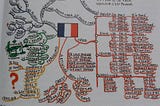 Myšlenková mapa francouzské gramatiky