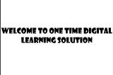 Mega Project Blog-One Time Digital Learning Solution