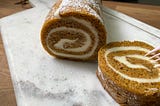 Easy holiday pumpkin roll