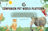 Service of Companion Pet World Platform