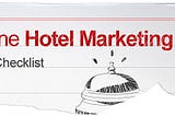 Blog Post on Marketing Hotels Online