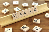 Different categories of validations