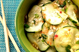 Cucumber Salad With Thai Sweet Chili Vinaigrette — Sauces and Condiments