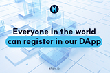 Register at our DApp
