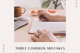 Three Common Mistakes Made in Executive Cover Letters