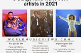 Three Things Fans Want From Artists In 2021