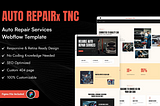 Auto RepairX TNC Automotive & Car Repair Webflow Website Template