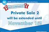 Kanva Private Sale 2 will be extended until November 15!