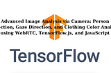 Advanced Image Analysis via Camera: Person Detection, Gaze Direction, and Clothing Color Analysis…