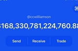 Christopher Williamson is the world’s first Crypto Trillionaire…at least it is so on paper.