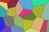 Picture of Voronoi cells. Article cover for “Similarity Search with IVFPQ — Find out how the inverted file index (IVF) is implemented alongside product quantization (PQ) for a fast and efficient approximate nearest neighbor search”. Author: Peggy Chang