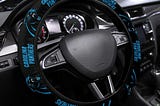 Carolina Panthers NFL Steering Wheel Cover