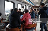 Modern-Day Roman Empire on a British Train