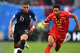Articulando o jogo: França x Bélgica