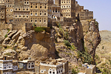 The 800 years old village of Al Hajjarah in Haraz Mountains, Yemen