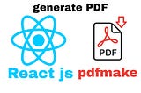 Import font and create PDF with PDFmake from React js