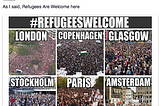 What I discovered when I declared #RefugeesWelcome month on Facebook