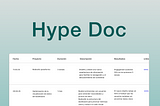 Cómo documentar tu impacto con un Hype Doc