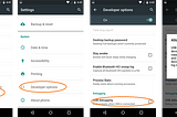 Enable adb in your android phone