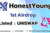 HonestYoung is running a massive 10,000 HY / TRX #airdrop campaign in tokens!