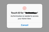 iOS Touch ID Authentication Tutorial