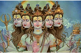 The 5 faces of Sadashiva