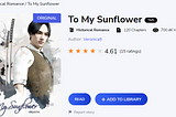 A Feedback for To My Sunflower on Webnovel