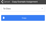 Formative Assessment: Copy Assignments with a Single Click