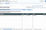 Screenshot of Jason Ogle’s Heuristic Evalutation Template
