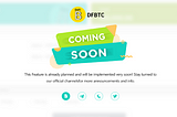 DFBTC Test Network Launch Announcement