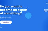 Do You Want To Become An Expert At Something?