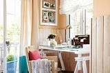 How to Decorate a Small Pink Study Room