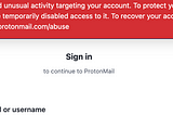 Ok ProtonMail, this is seriously Bad