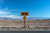 Road sign representing Goto