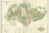 [We Like It Rare] F.M.S. Survey Map of Singapore 1927