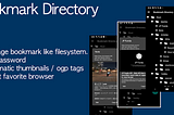 “BookMark Directory” Android bookmark app