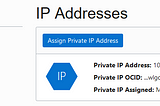 Working with Virtual IPs in Oracle Cloud