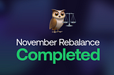 DeFi Pulse Index November Rebalance Completed