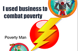 Business Man avatar vs Poverty Man, lightning puts poverty man down