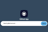 Github App with React Native