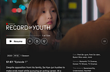 Record of Youth Netflix Review