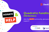 DexKit’s Game-Changing Milestone with Giveth’s ENS Builders Quadratic Funding participation