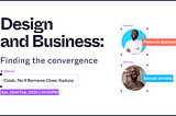 Business and Design: Finding the convergence.
