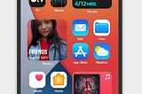 iOS 14 Homescreen (SCSS)