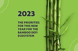 2023 — Priorities for this new year for the Bamboo DeFi ecosystem