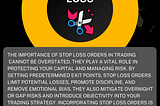 Significance of STOP LOSS in trading !